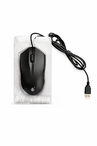 Ratón Óptico con Cable 3D Ergonómico