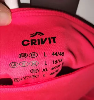 Mallas deportivas Crivit fucsia mujer