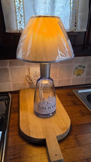 Lampada Abat-Jour su Bottiglia Gin