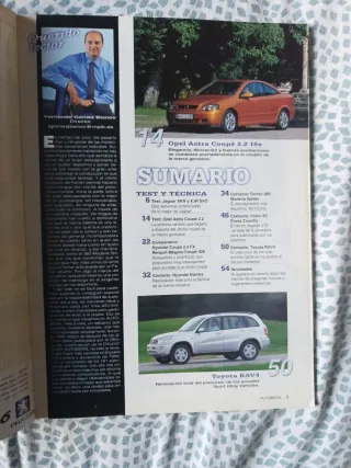 REVISTA AUTOMÓVIL NÚMERO 271 AÑO 2000