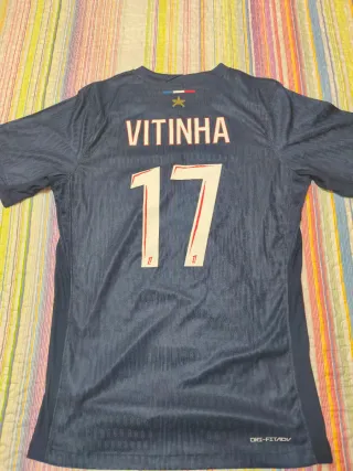Camiseta Vitinha 17 Nike Azul