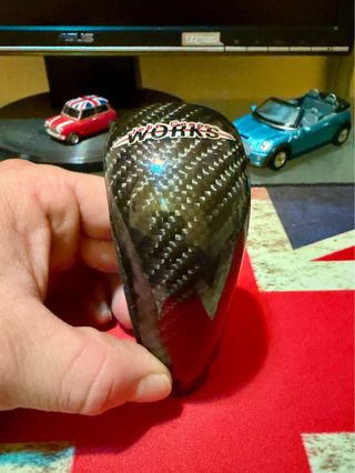 Pomello Cambio JCW MINI Carbonio/Alcantara r50/r53