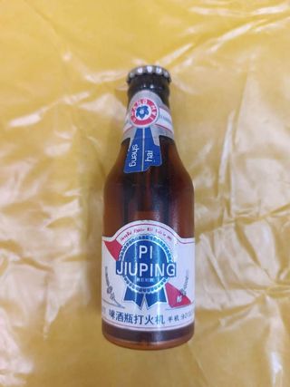 Set 2 accendini forma bottiglia birra