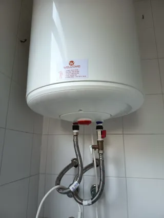 Termo eléctrico blanco