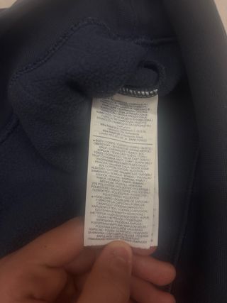 Felpa Nike blu con logo argentato taglia M