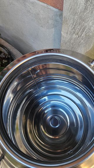 Fusto acciaio inox 50 litri con rubinetto