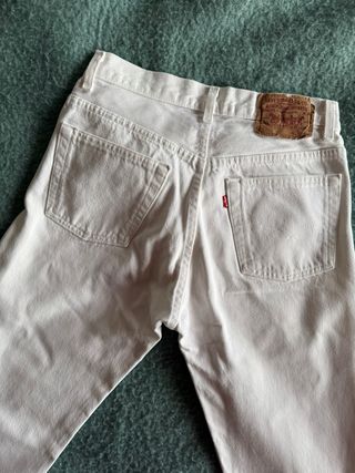 Pantalones vaqueros Levi's blancos