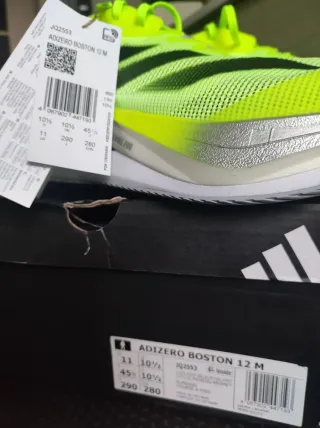 Zapatillas Adidas Adizero Boston 12 Verde/Plata