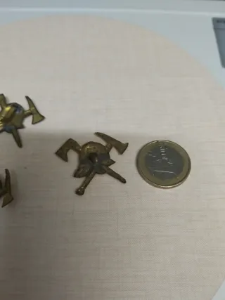 3 insignias bomberos para cuello