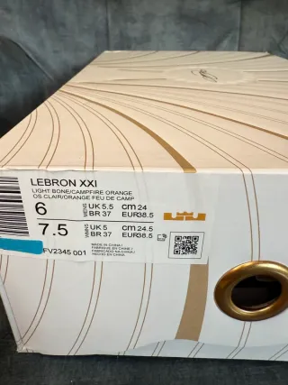 Nike Lebron 38.5 Beige Arancione