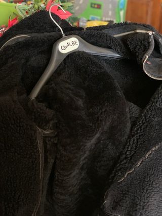 Giubbotto montone Galbe nero