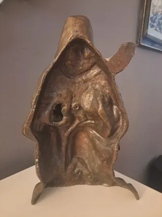 "Virgen del Carmen" antigua en bronce