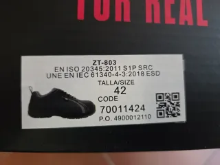 Zapatos de Seguridad Gris