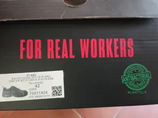 Zapatos de Seguridad Gris