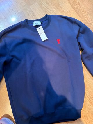 Sudadera Ami Paris azul marino Talla L