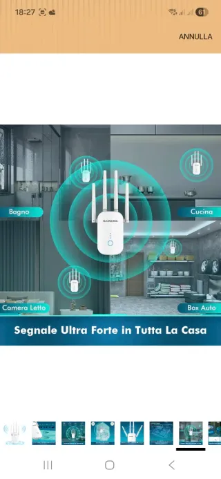Ripetitore WiFi WONLINK 1200Mbps Potente