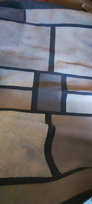 Alfombra grande de tela