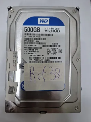 Disco Duro WD Blue 500GB SATA 3.5 WD5000AAKX