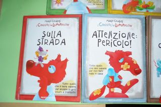 5 libri Lupo rosso luporosso mondadori educativi p
