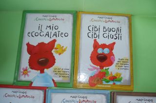 5 libri Lupo rosso luporosso mondadori educativi p
