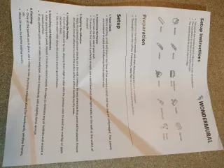 Mural paisaje lluvioso papel