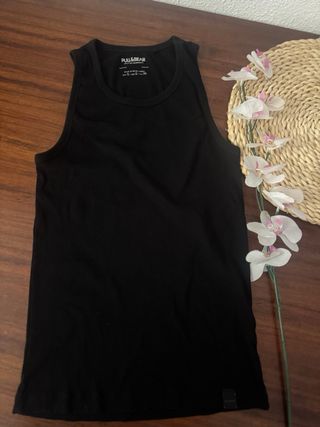 Camisetas Pull&Bear Talla S (Blanca y Negra)