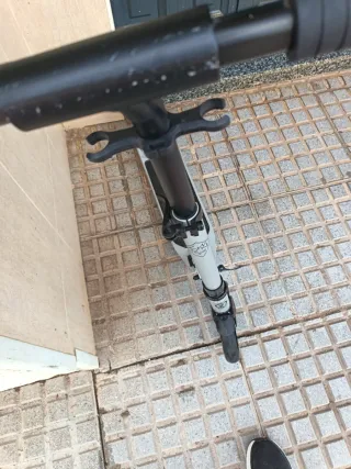 Patinete plegable gris