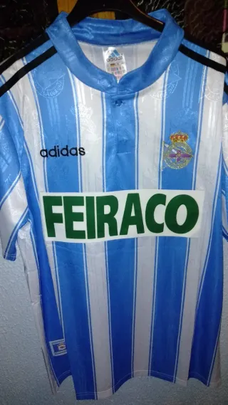 Camiseta Retro Depor-Coruña Adidas