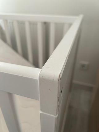 Cuna Ikea Sundvik + Colchón Ecus Oxi