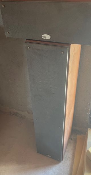 Altavoz Home Cinema Madera y Plata