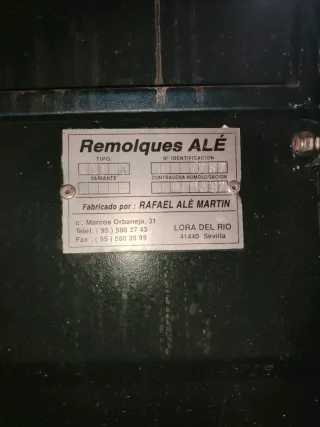 Remolque verde 250x130x150