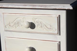 2 Mesitas de Noche Madera Blancas