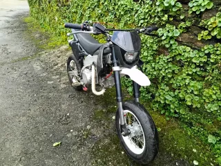 Pit Bike SM 125 Supermotard Negra