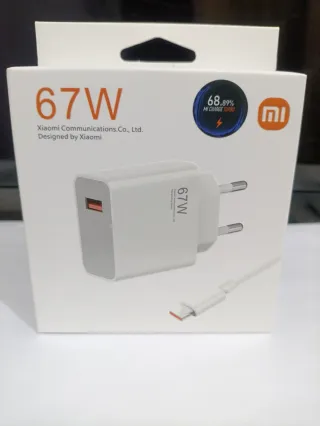 Cargador Xiaomi 67W Carga Rápida con Cable