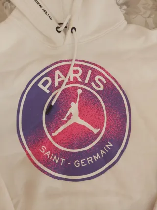 Sudadera Nike Jordan Paris Saint-Germain Blanca