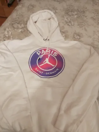 Sudadera Nike Jordan Paris Saint-Germain Blanca
