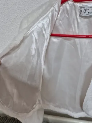 Chaqueta Fiesta Blanca Talla L