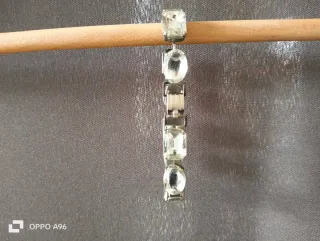 Braccialetto vintage colore argento e bianco