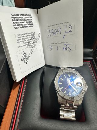 Reloj Jaguar Suizo Azul y Plateado