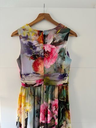 Vestido Smashed Lemon Largo Estampado Floral Talla