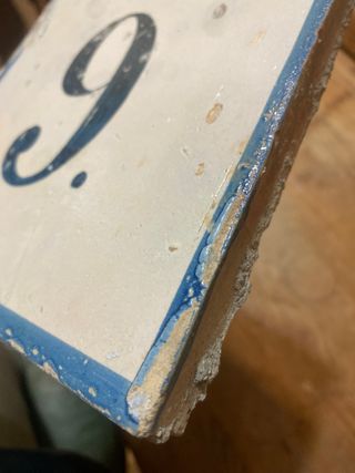 Azulejo Antiguo Número 9