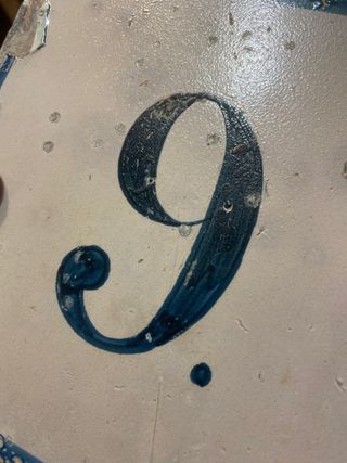 Azulejo Antiguo Número 9