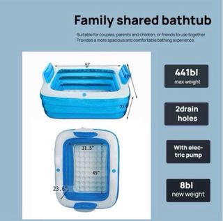 Bañera Hidromasaje Inflable Adultos Piscina