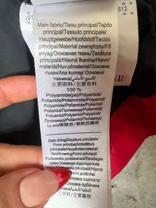 Chaqueta Cortavientos Tribord Roja Impermeable