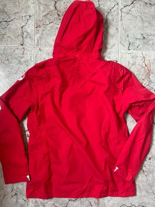 Chaqueta Cortavientos Tribord Roja Impermeable