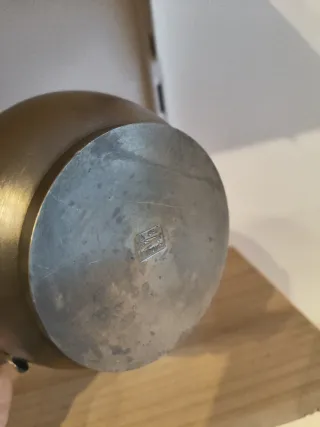 Jarra de zinc plateada