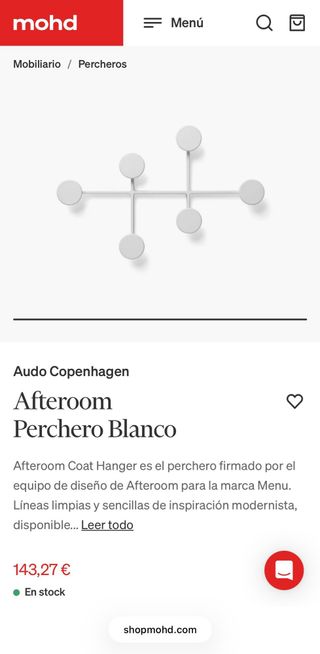 Perchero Afteroom Coat Hanger