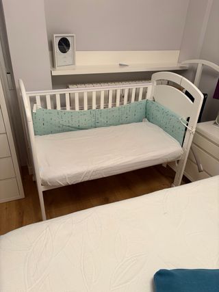 Cuna de colecho Mundibebe Osito Teddy mas colchón