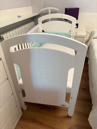 Cuna de colecho Mundibebe Osito Teddy mas colchón