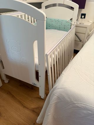 Cuna de colecho Mundibebe Osito Teddy mas colchón